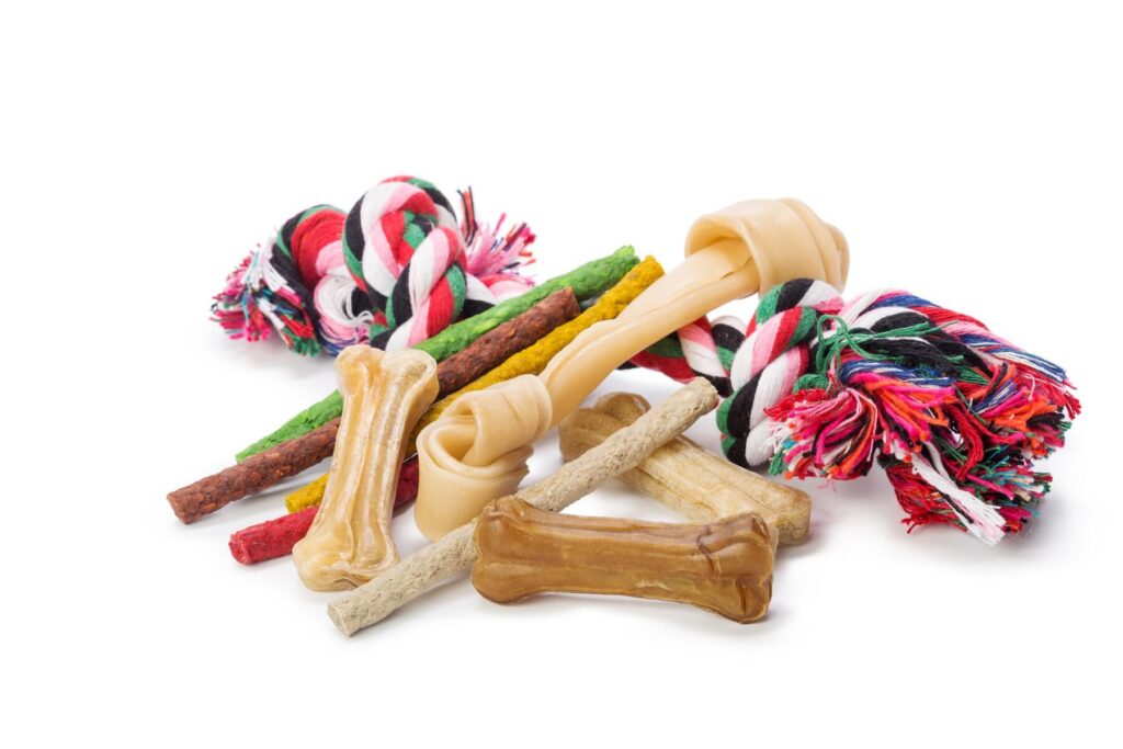 dog cleaning products - dog dental toys
